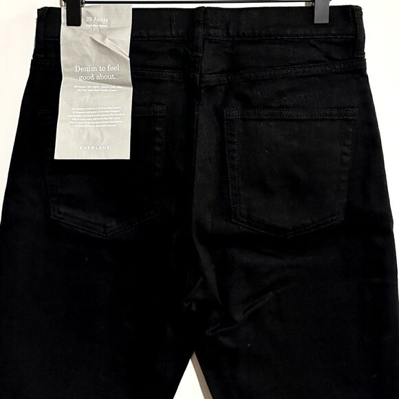 NWT Everlane The High Rise Skinny Jean in Black - Size 29 Ankle - Picture 6 of 15
